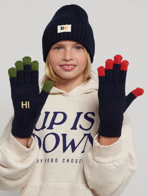 BC Colored Fingers Knitted Gloves - 430 - Posh New York