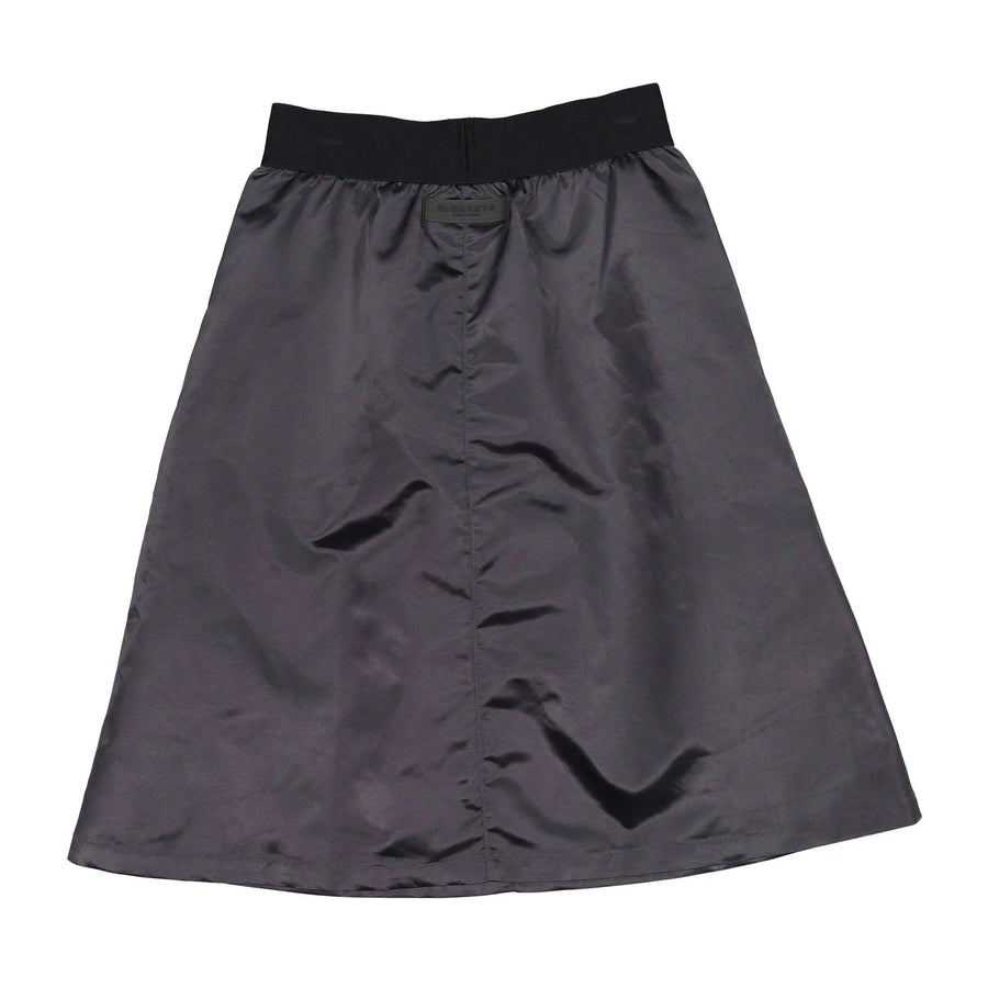 Black Satin Skirt - Black Satin - Posh New York
