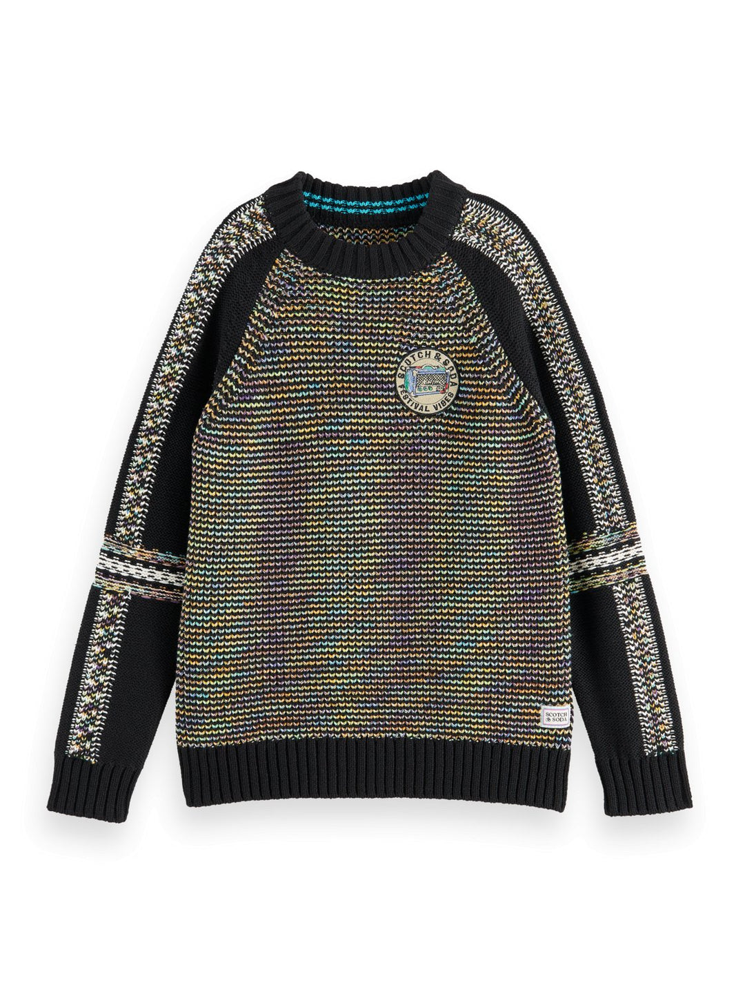 Boys Colordul Structured Pullover - Multi Mel 6429 - Posh New York