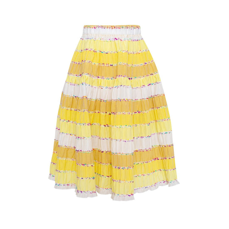 Cotton Skirt Sunrise - Yellow - Posh New York