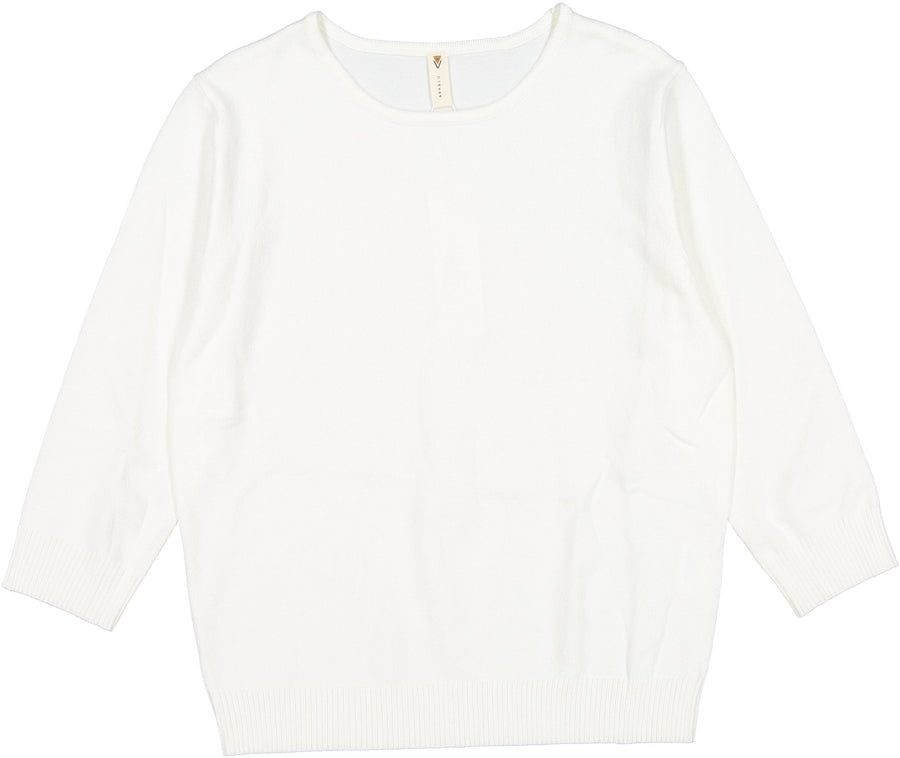 Crewneck Sweater - Off White - Posh New York