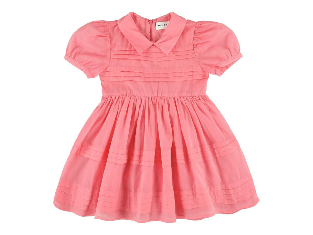 dress with collar and pleats - ROSE - Posh New York