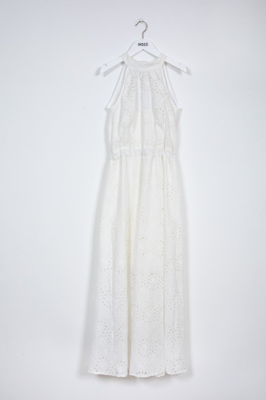 English Lace Long Dress - Off White - Posh New York