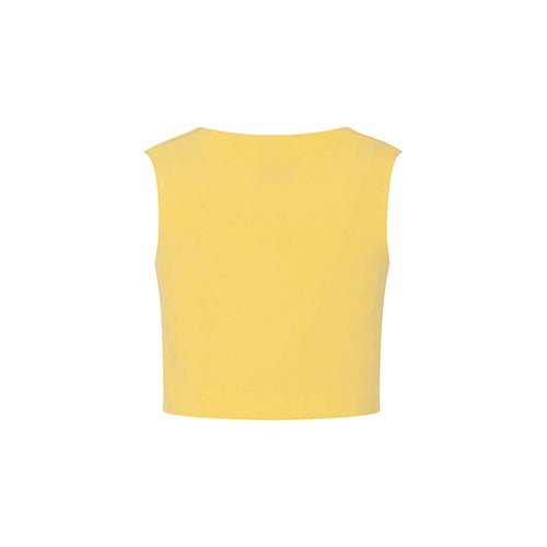 Fabric Technical Gilet - Yellow - Posh New York
