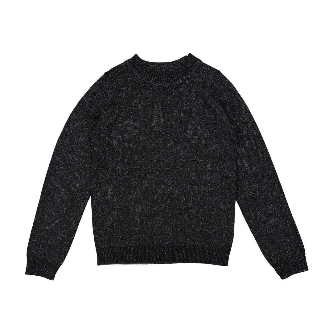 Glitter Black Sweater - Black - Posh New York