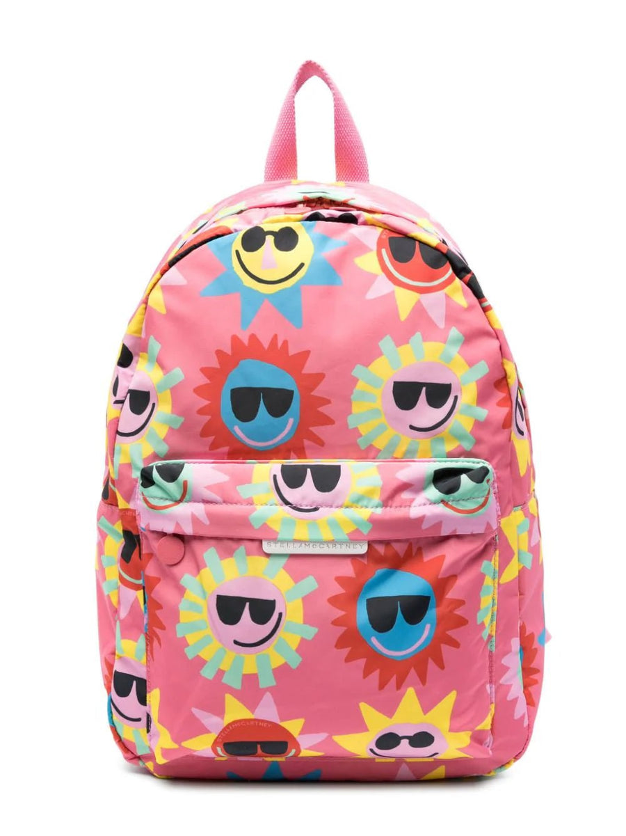 Graphic Sun Backpack - Pink - Posh New York