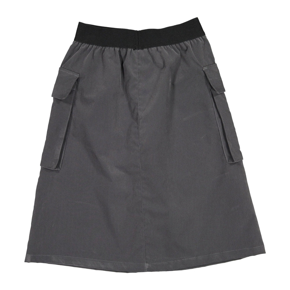 Grey Cargo Skirt - Grey - Posh New York
