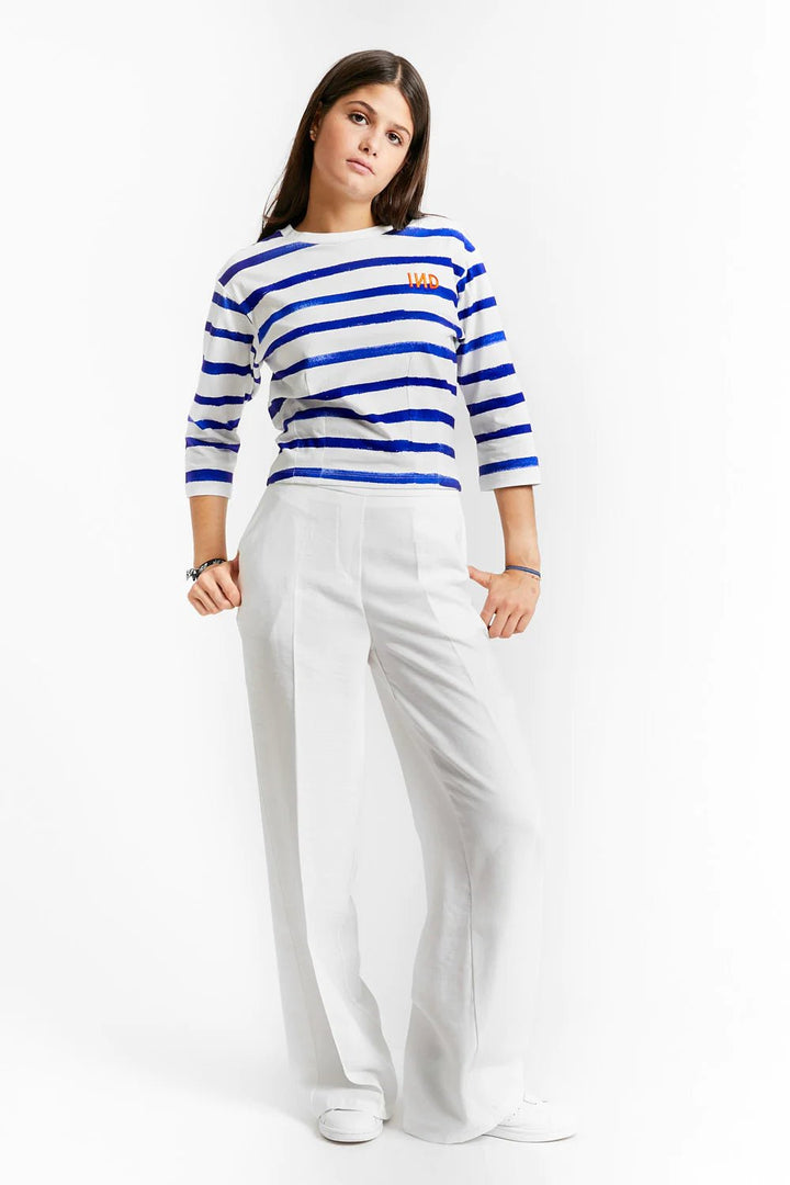 LS Striped T-Shirt - Blue - Posh New York
