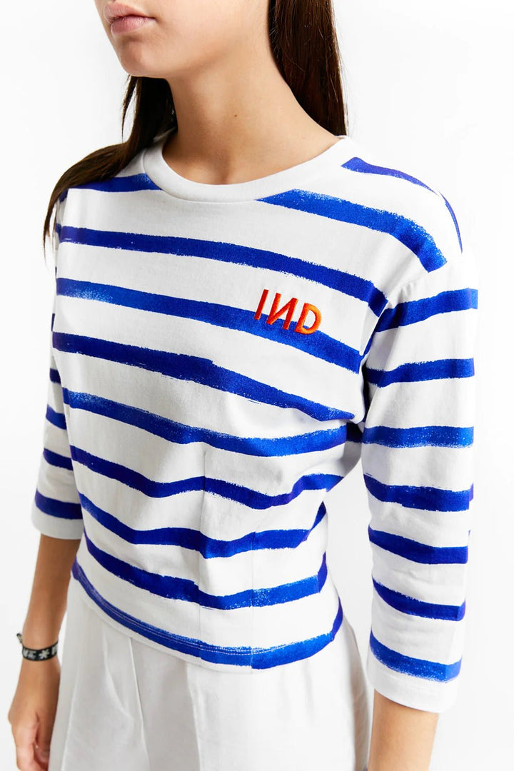 LS Striped T-Shirt - Blue - Posh New York