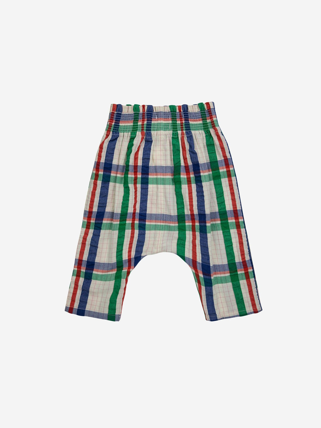 Madras Checks Woven Harem Pants - Multicolor - Posh New York