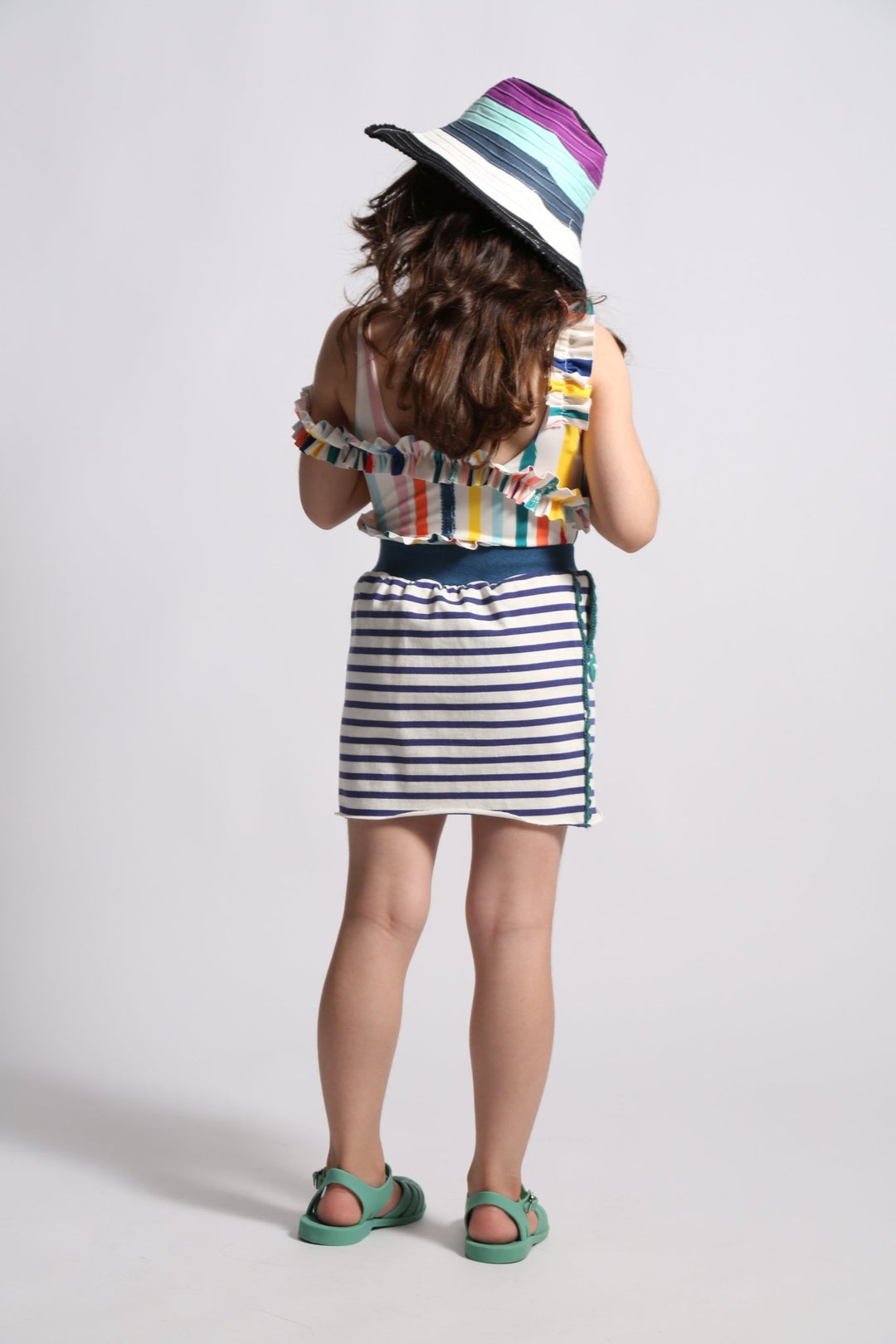 Mariner Crochet Mini Skirt - Cove - Posh New York