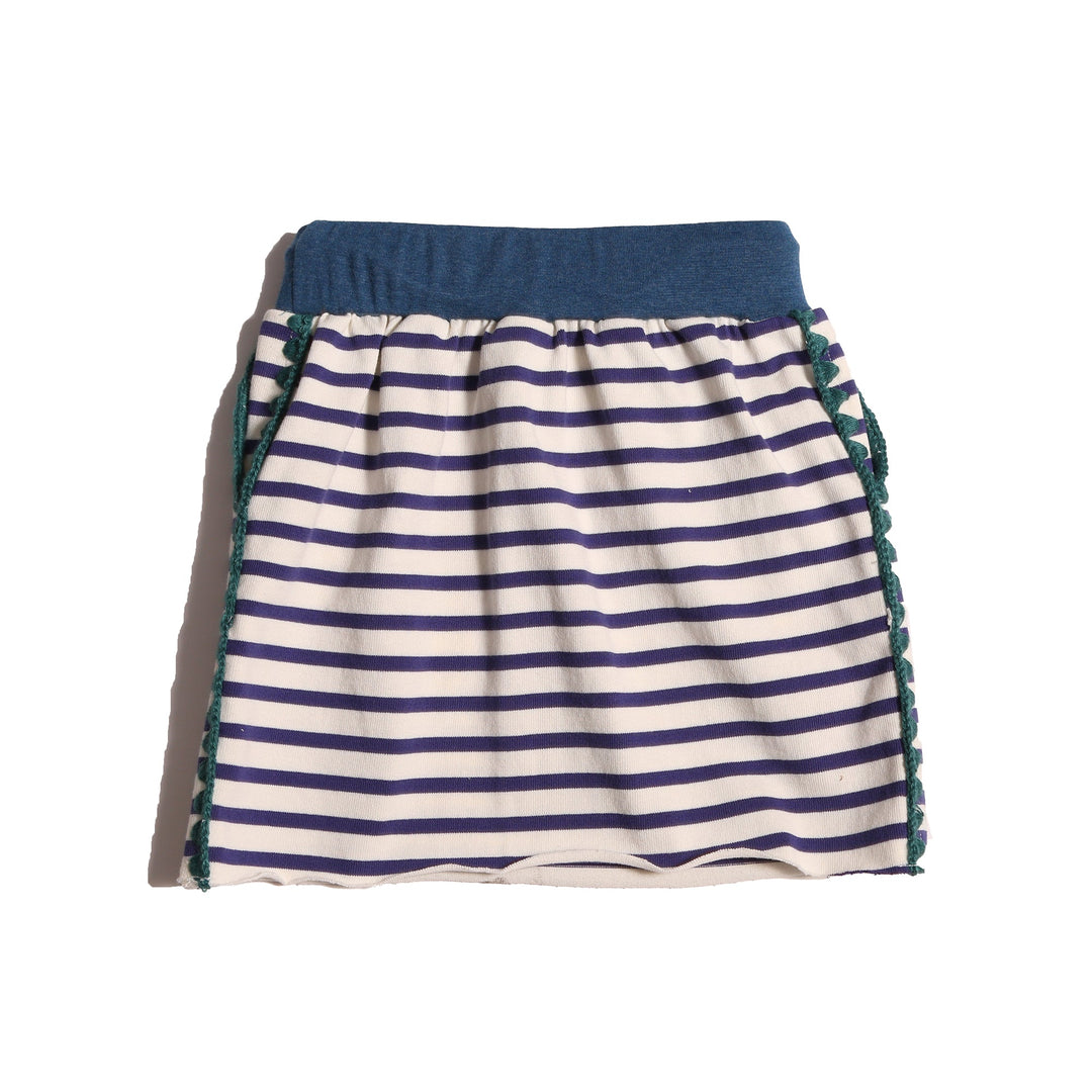 Mariner Crochet Mini Skirt - Cove - Posh New York
