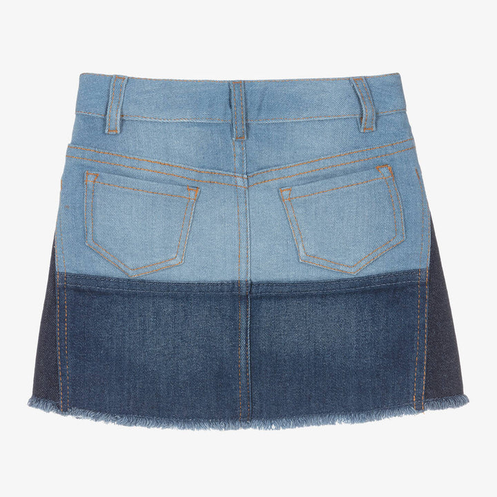Mini Me Denim Skirt - Denim Blue - Posh New York
