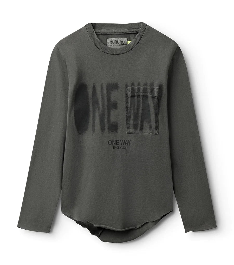 One Way Shirt - Graphite - Posh New York