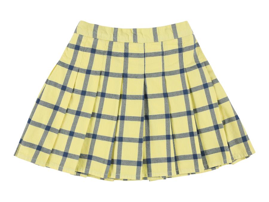 Pleated Short Skirt - VANILLA - Posh New York