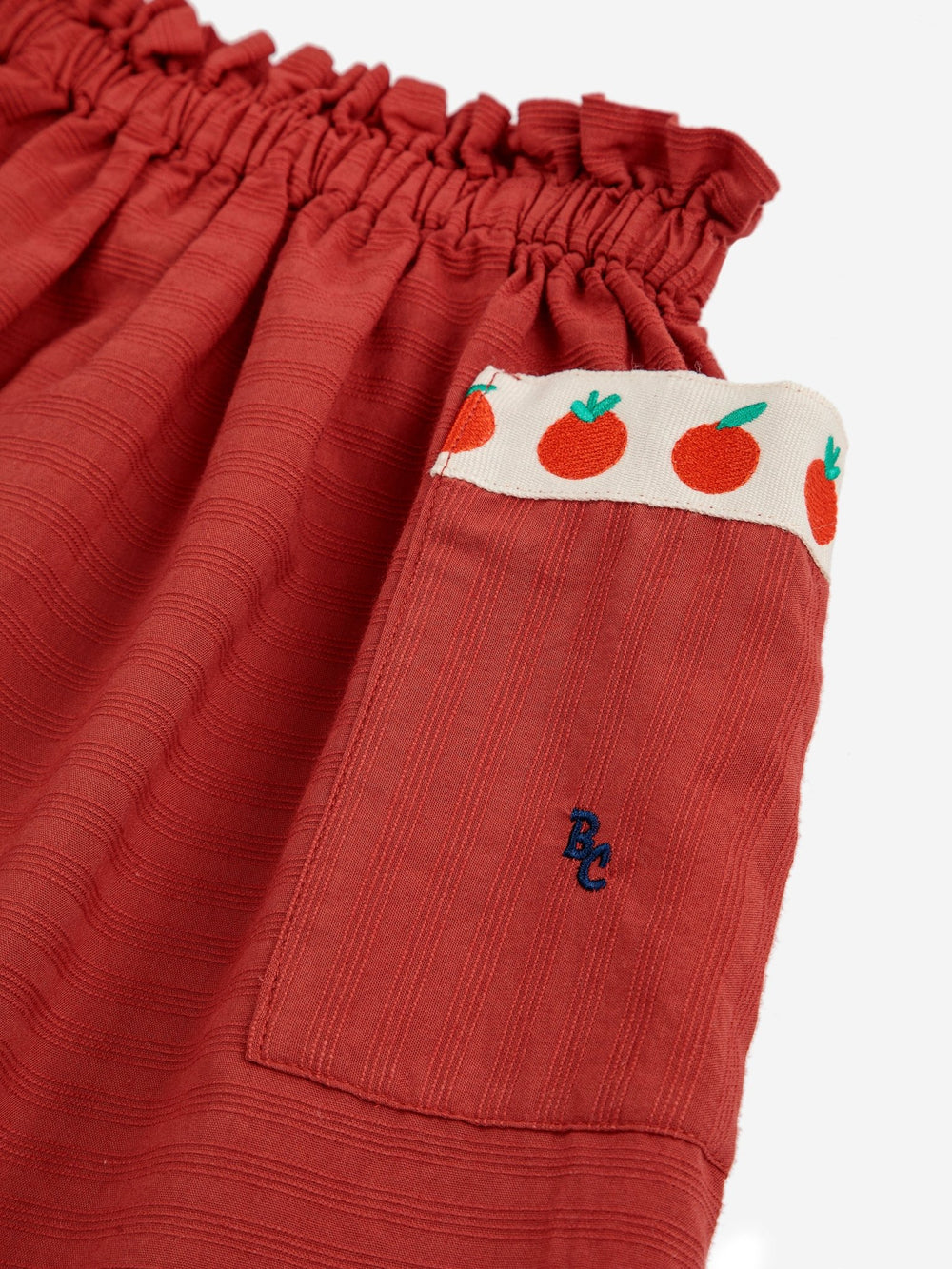 Pockets Woven Skirt - Burgundy Red - Posh New York