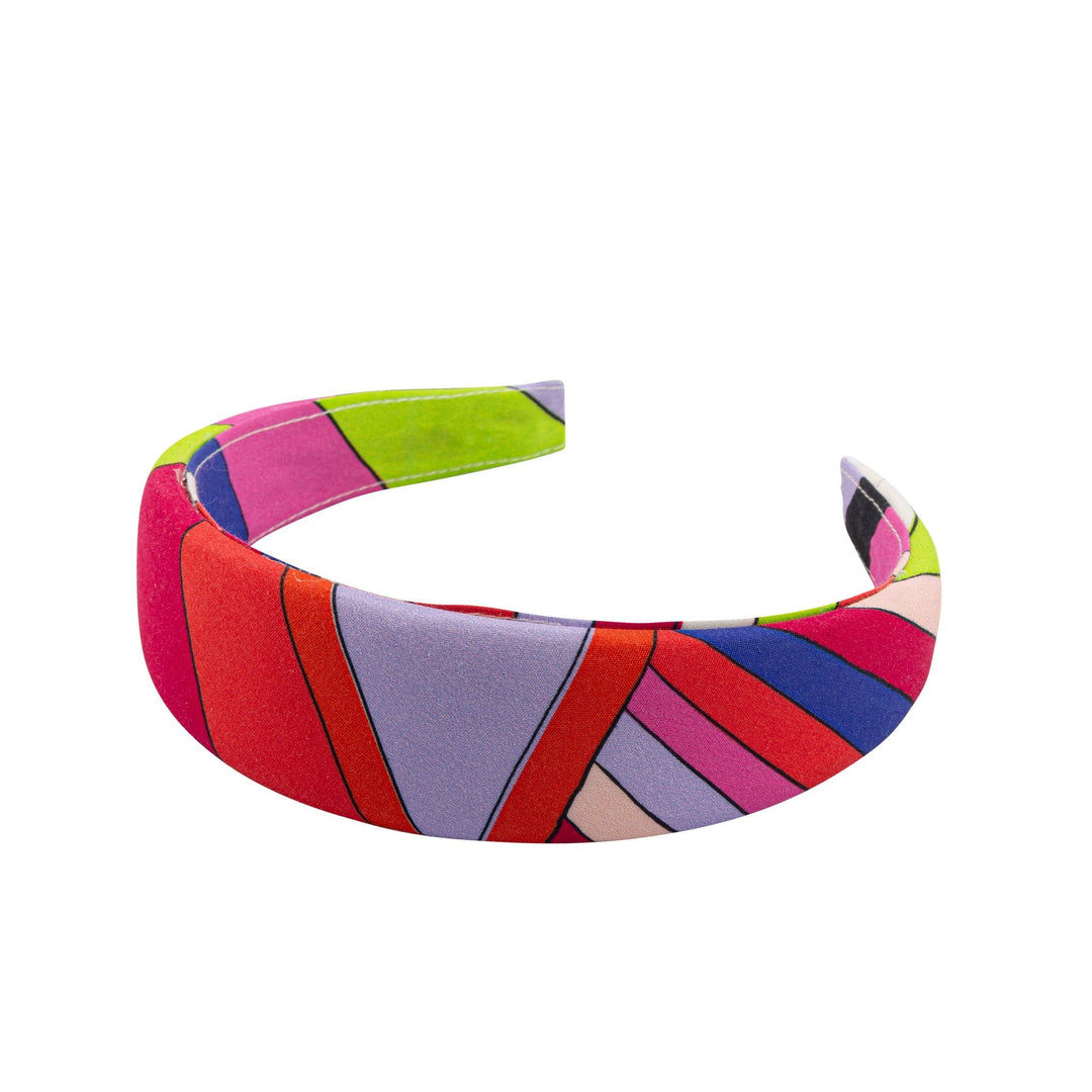 Printed Headband - Pink Multi - Posh New York