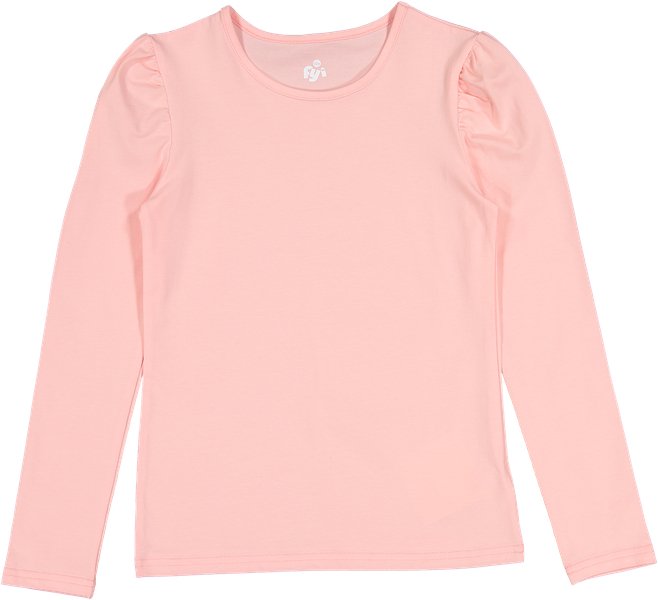 Puff Sleeve T-shirt - Baby Pink - Posh New York
