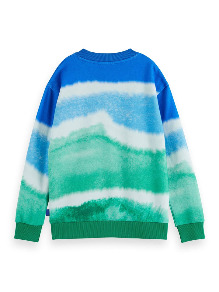 Relaxed Fit Tie Dyed Sweatshirt - Gradient - Posh New York
