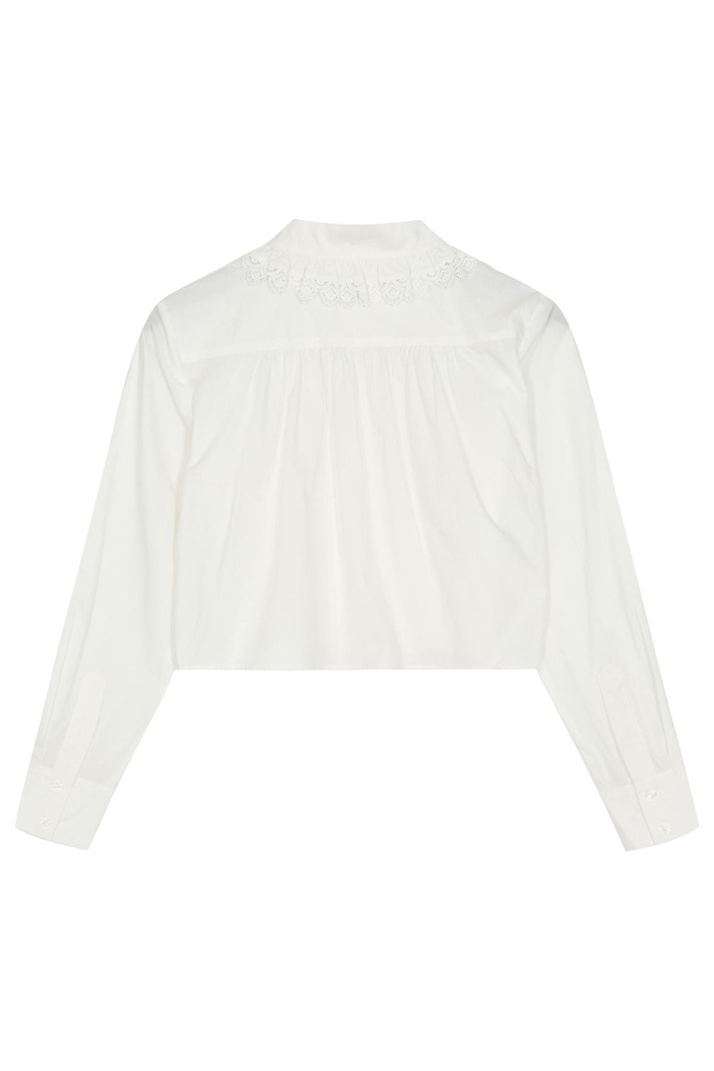 Sandrine Boxy Shirt - Cream 001 - Posh New York