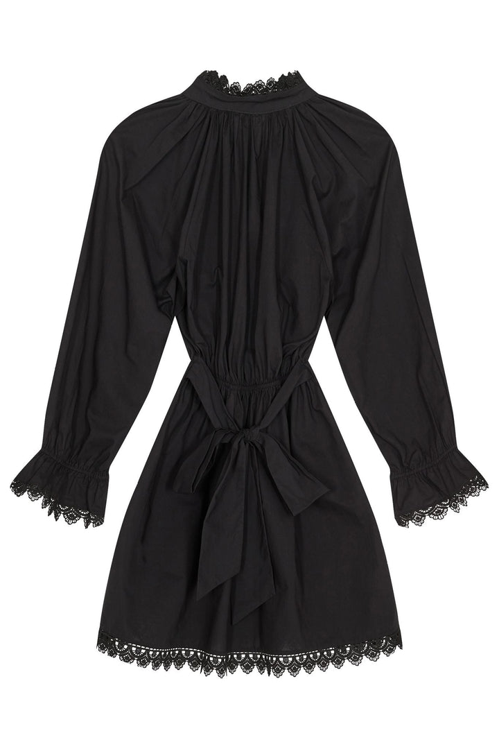 Sandrine Raglan Dress - Black 050 - Posh New York