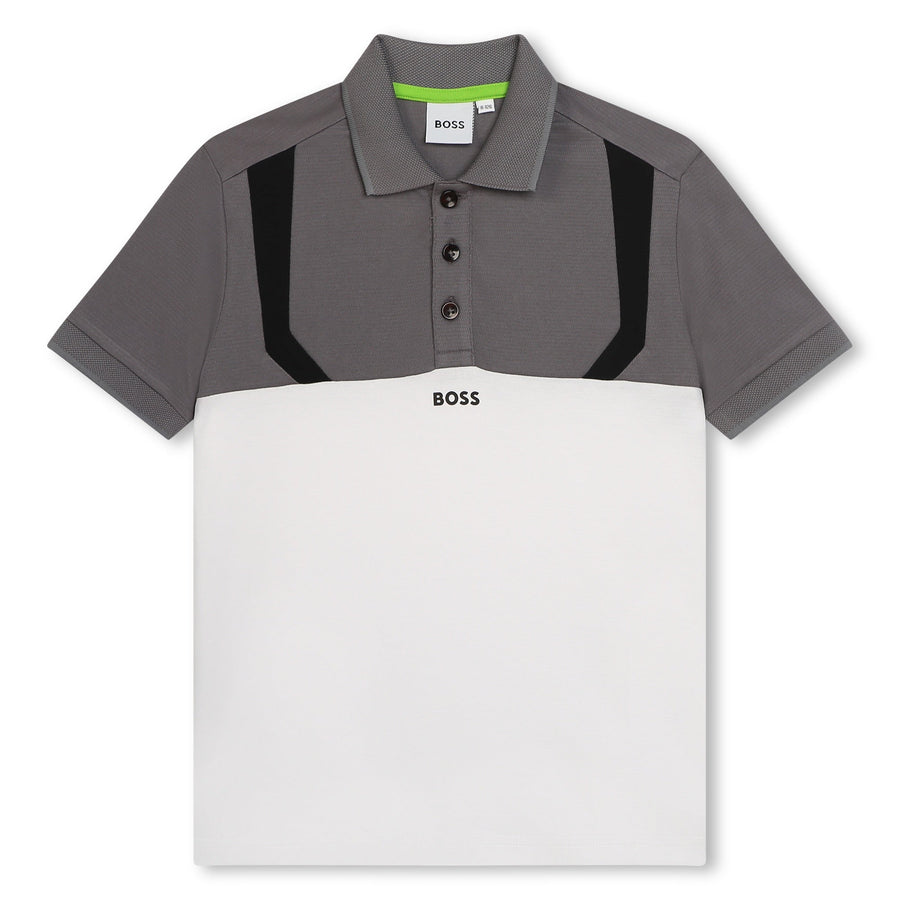 Short Sleeve Polo - Medium Grey - Posh New York