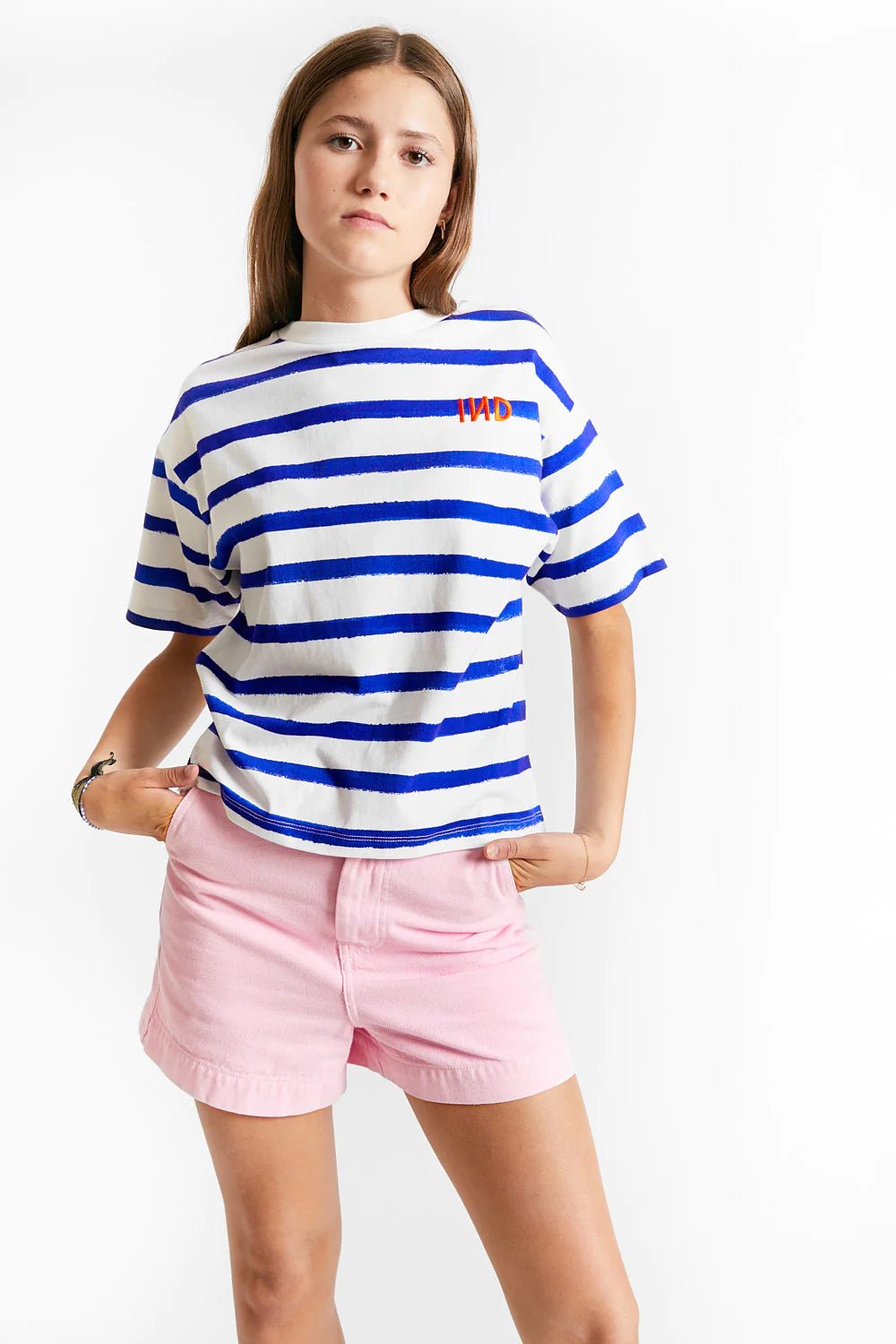 SS Striped T-Shirt - Blue - Posh New York