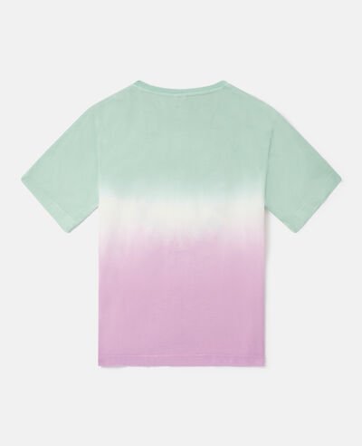 SS Tee with Logo Disk Print and Tie Dye - Multi - Posh New York