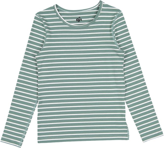 Striped T-shirt - Green And White - Posh New York