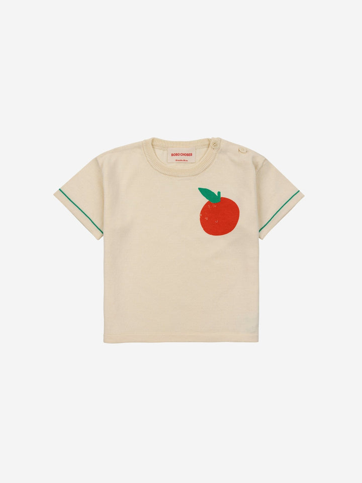 Tomato Knitted T-Shirt - Off White - Posh New York
