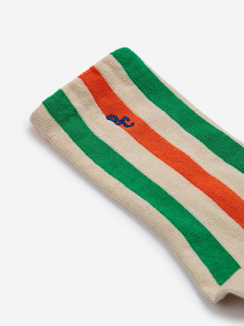 Vertical Stripes Long Socks - Beige - Posh New York